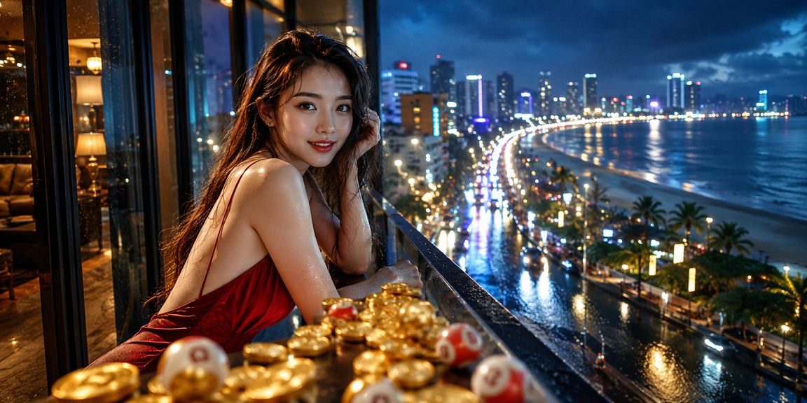 Người chơi xổ số trực tuyến trên bãi biển Côn Đảo với thiết bị di động